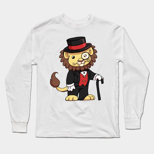 Dandy's Lion Long Sleeve T-Shirt by GordonBaker